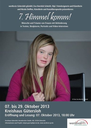 Projekt 2013 mit Frauen und Behinderungen - 17 Frauen interviewt und porträtiert zum Thema Träume und Wünsche. Eva-Maria Horstick 