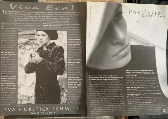 Kanada Clique Magazin Cover und Innenseiten im Jahr 2000